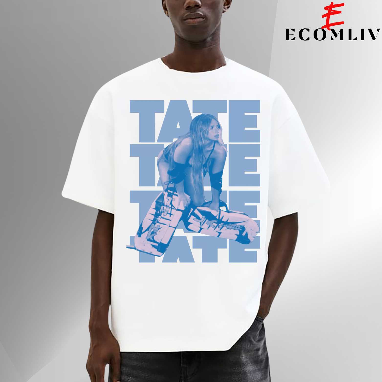 Tate Mcrae Aesthetic Face T-Shirt, Pop Art Tee, Music Merch Shirt